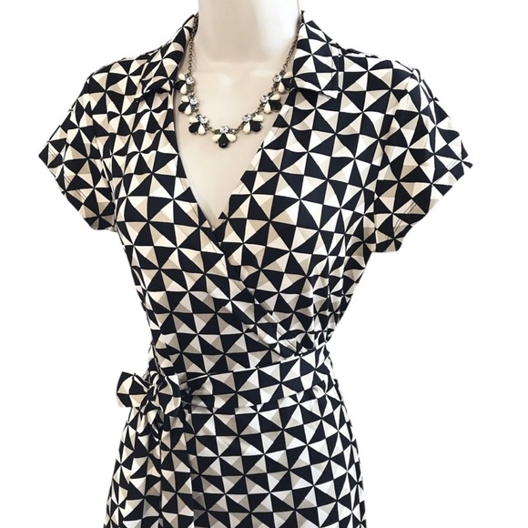 J. McLaughlin Lila Wrap Dress Catalina Cloth Women's Size S - Picture 9 of 13